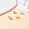 Elegant Gold Leaf Stud Earrings: Stylish, Luxurious, and Versatile Chinese Design