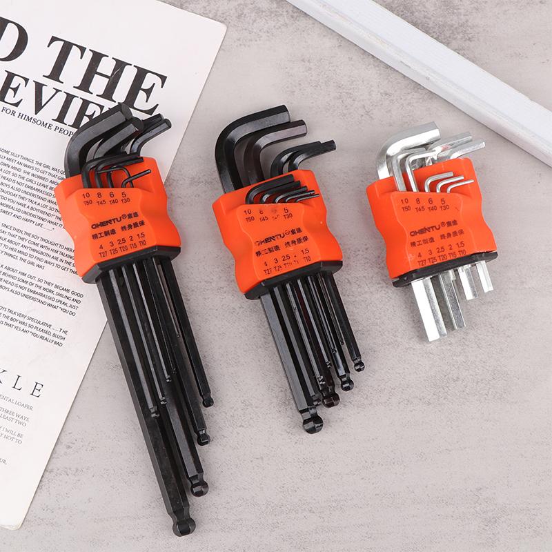 Hexagon Wrench Set Plum Hexagon Screwdriver Hexagon Wrench 6 Internal Angle Wrench