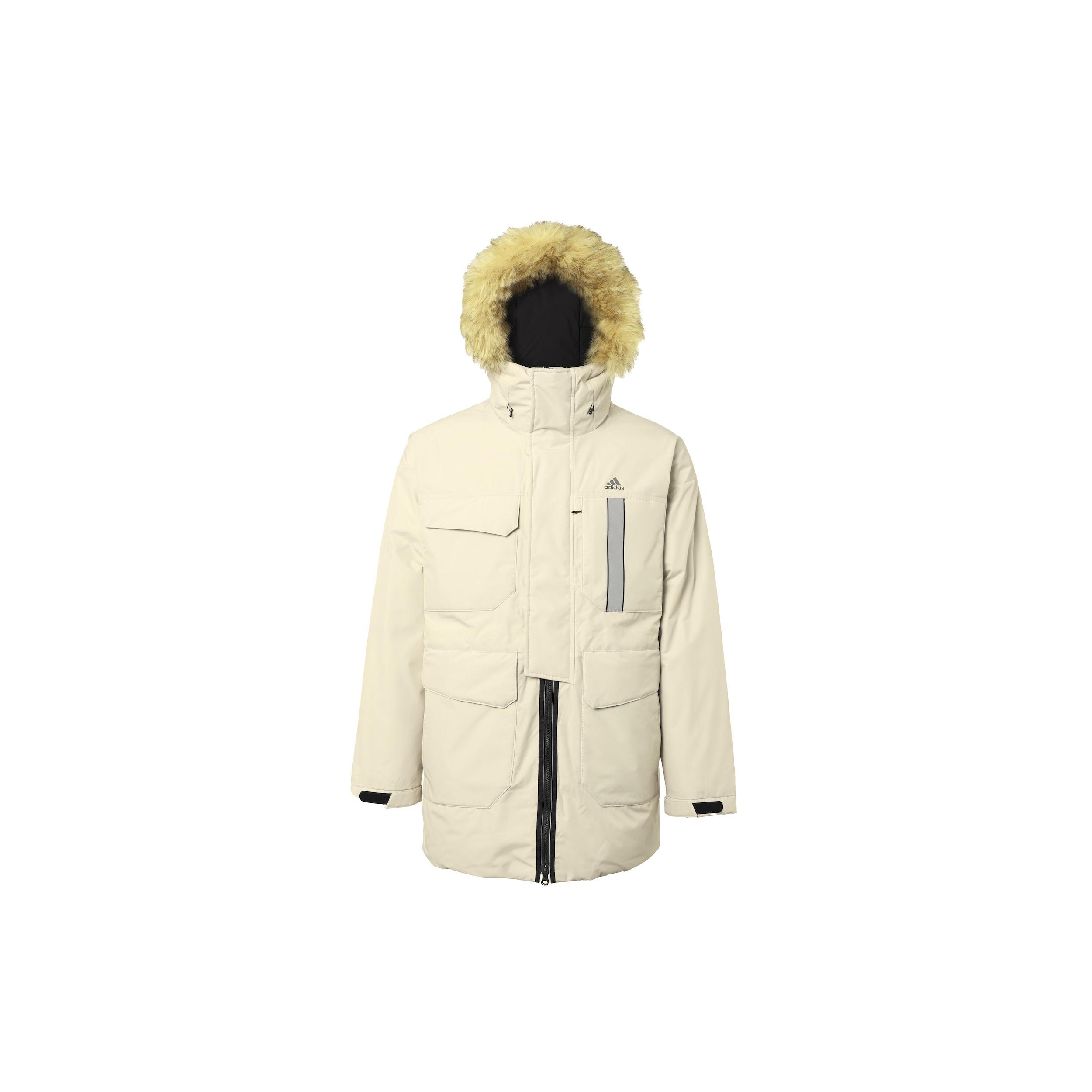 adidas Furry Down Parka  White  Men s IS0365 XL