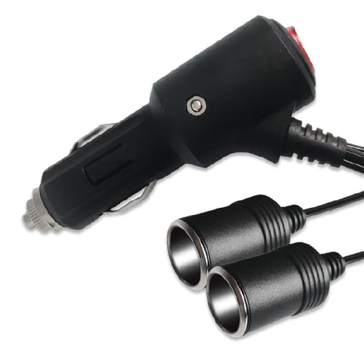 Multi-Functional Cigarette Lighter Adapter with Switch for Car Accessories