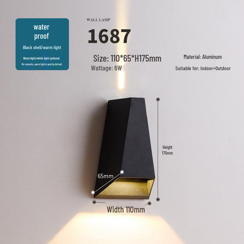 Waterproof Outdoor Wall Light – Villa, Garden, Balcony, Courtyard & Entrance