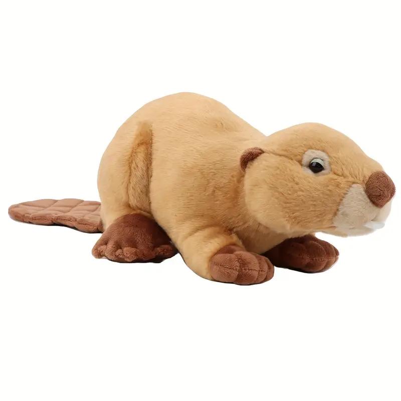Lifelike Beaver Plush Stuffed Animal Beaver Plush Toy Home Decor Christmas Beaver Plush Thanksgiving Day Gift Best for Christmas