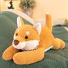 Cute Lying Neck Scarf Shiba Inu Pillow Doll Super Soft Bedside Sleeping Pillow Creative Simulation Dog Plush Toy Doll