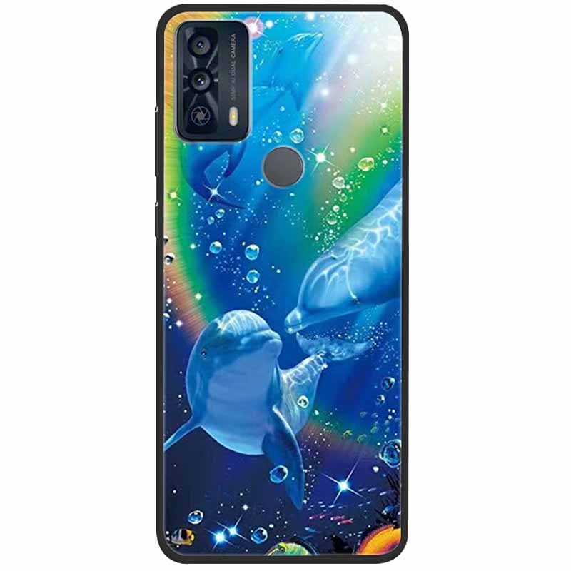 Funda For TCL 20B Case 6159K Silicone Soft Fashion TPU Phone Cover for TCL 20B Case for TCL 20B 20 B Bumper Protective TPU Shell