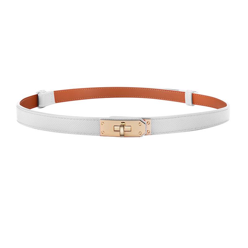 

Высококачественный женский кожаный пояс для утягивания талии с пряжкой из сплава Total Length 105