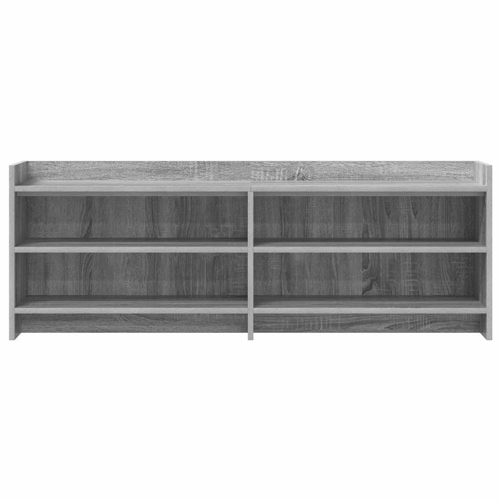 TV Stand 135 x 33 x 47 cm Grey Sonoma Particleboard