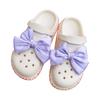 1 Pc Bow Shoe Clip Shoes Hole Shaped Slippers Shoe Buckle Women Shoe Decoration Decorative Clips Silk Bow Charm Buckle