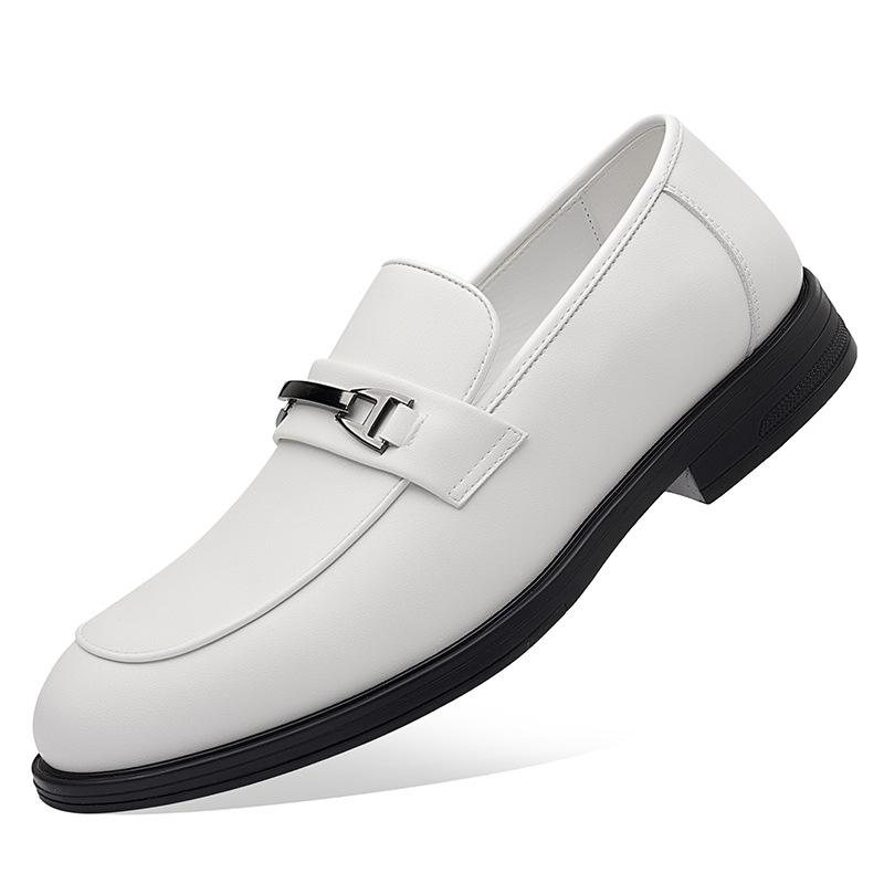 

Модные дизайнерские свадебные туфли из коровьей кожи для мужчин, весенне-осенние повседневные туфли-лоферы с мягкой подошвой, модные легкие деловые мужские туфли 38