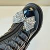 Kinderstiefel Einzelstiefel Britische Prinzessin Schleife Reißverschluss Kurzstiefel