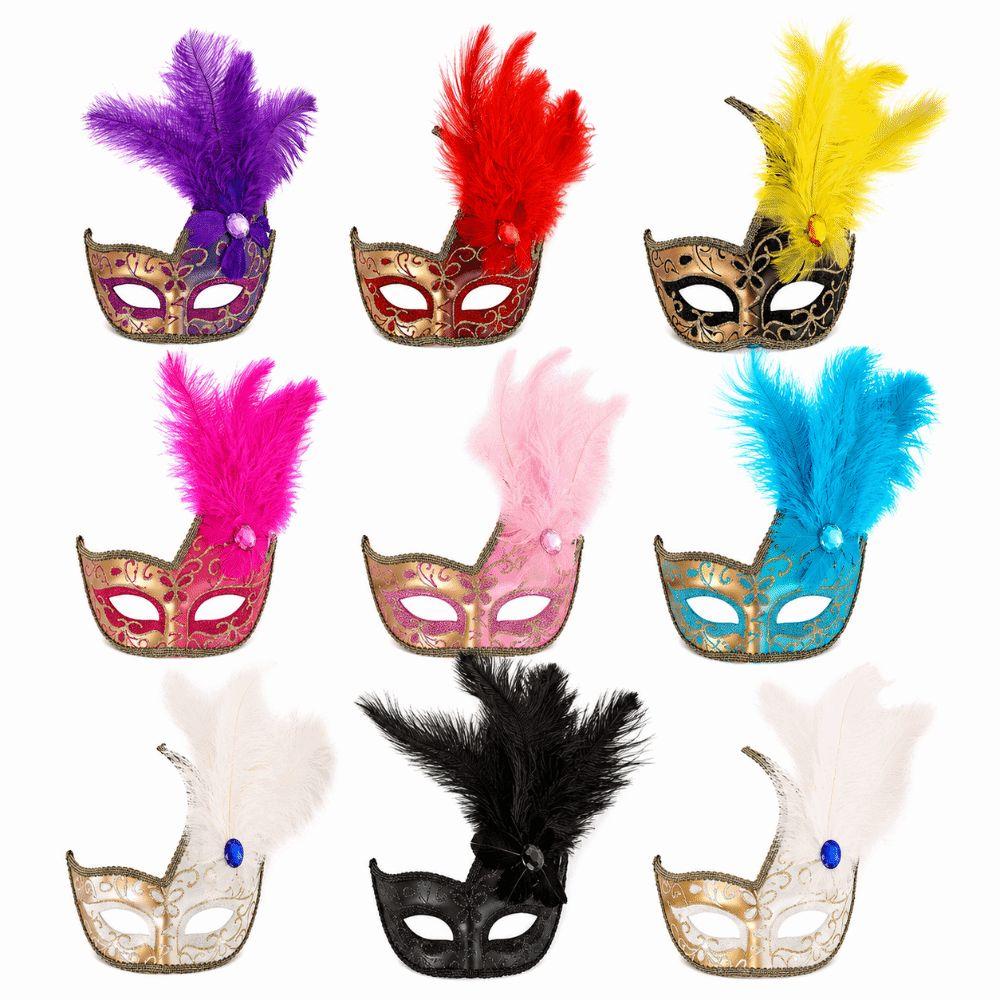 Vintage Half Face Mask Lace Edge Princess Mask Creative Masquerade Party Mask Women