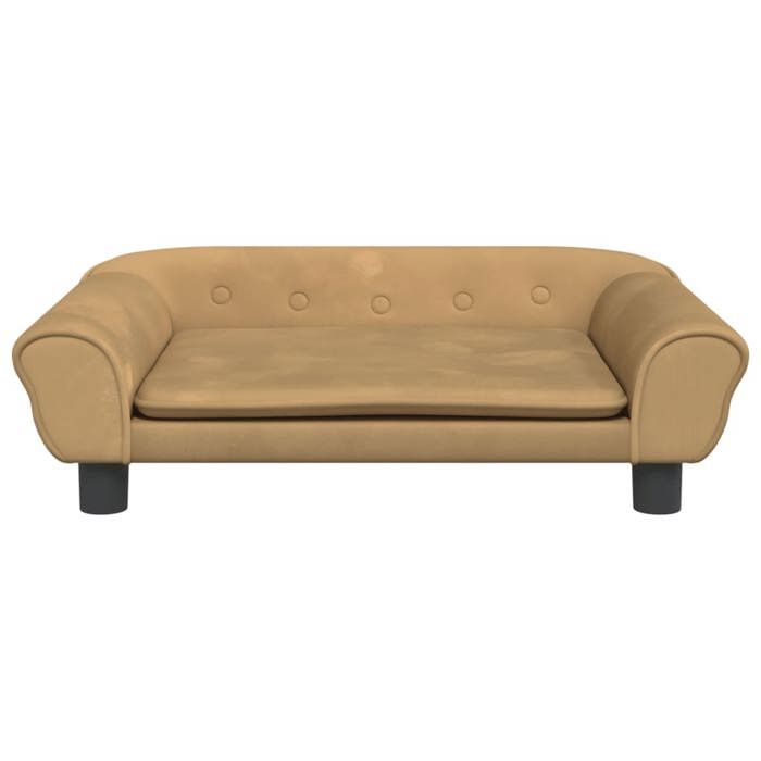 VidaXL Children's Sofa Brown 70x45x26 Cm Velvet, Mini Sofa, Mini Sofa Chair, Mini Sofa for Children, Sofa of 3196405