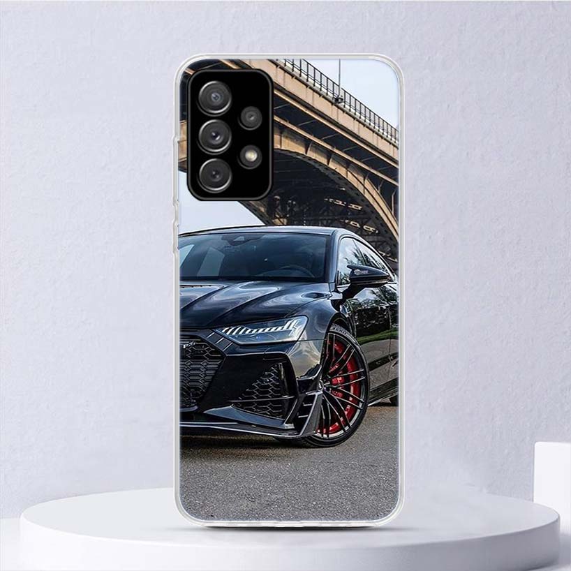 Super Car For A-Audis R-S Sport Soft Case For Samsung Galaxy A16 A26 A36 A56 A15 A14 A13 A55 A54 A53 Phone Cover A25 A35 A24 A34