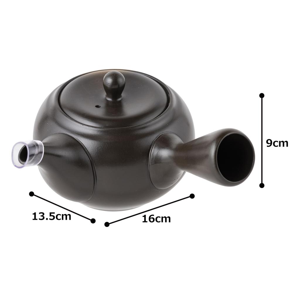 with a mesh for roasted green and brown rice Made in tk008 Tokoname-yaki teapot, Takeharu, Mustard-Blown, 320ml, sash, deep-steamed tea, tea, tea.