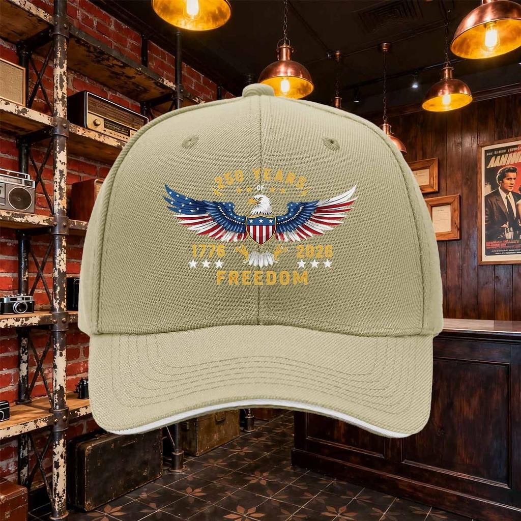 Years Freedom Eagle Commemorative Baseball Cap Casual Cotton Adjustable Hat