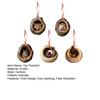 5Pcs Animal Christmas Ornament Set Acrylic Car Interior Pendant 2D Acrylic Forest Animal Decoration for Christmas Tree Home