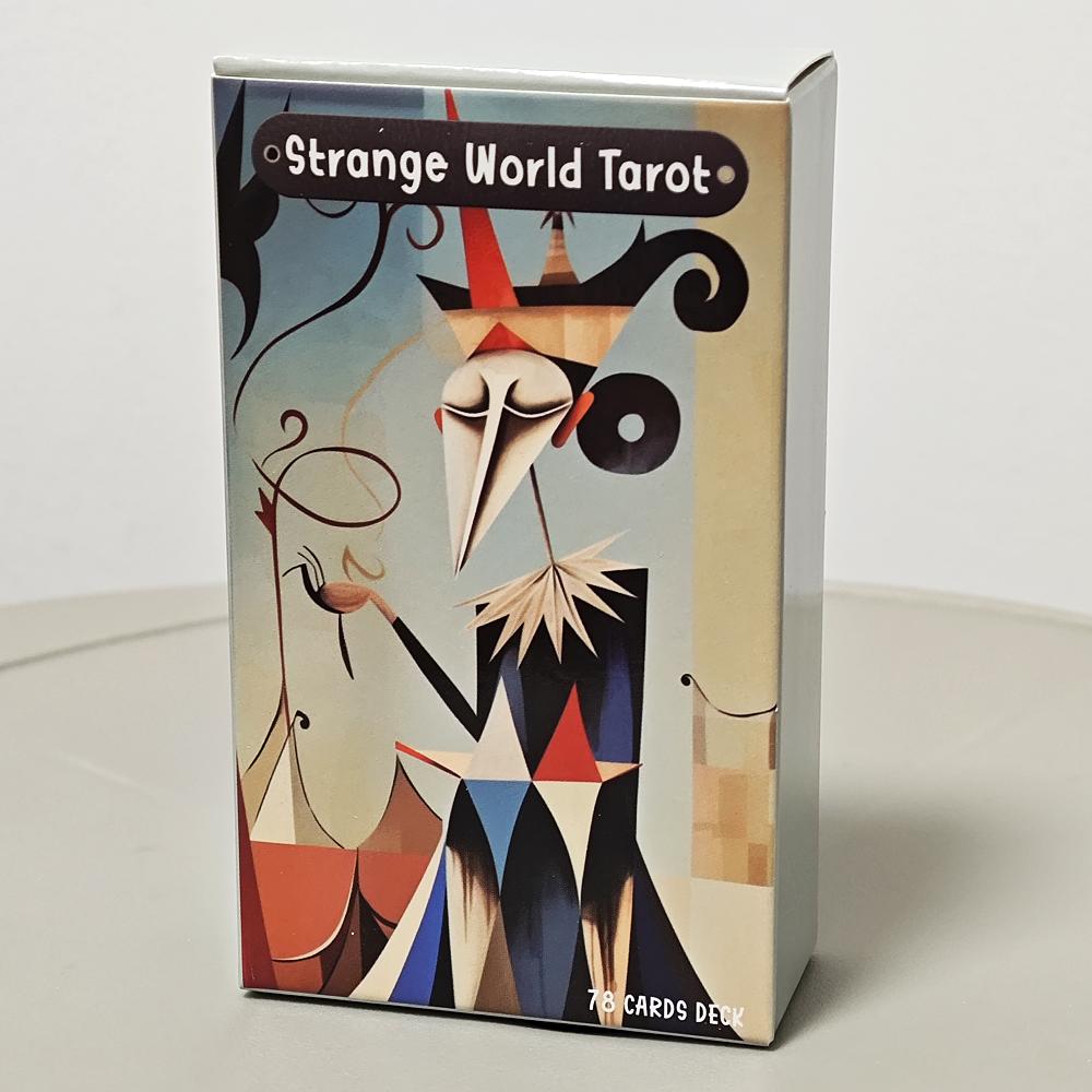 Originální umělecké dílo Strange World Tarot 78 ks tarotových karet založených na systému Rider Waite 10,3*6cm