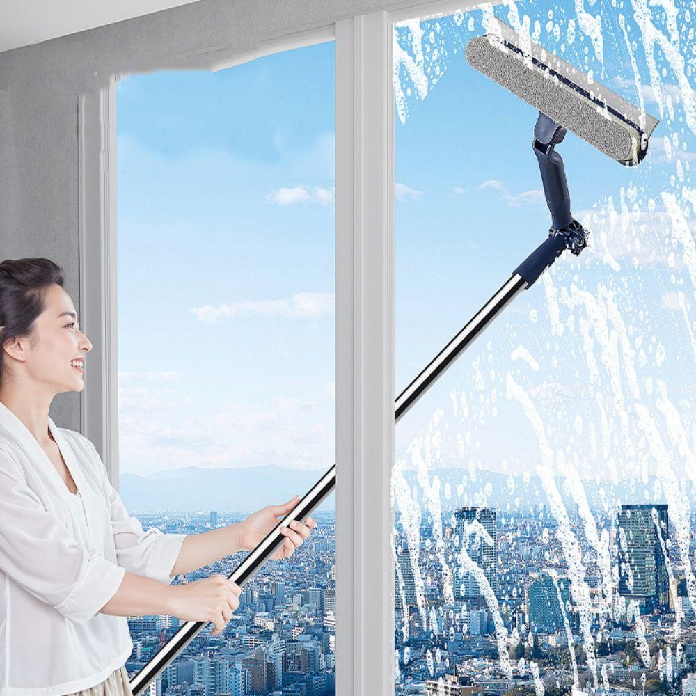 Efficient High-rise Window Cleaner Labor-saving Design Scalable Cleaner Window Mop  Window Cleaning