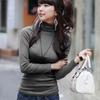 Luxuriously Soft Autumn And Winter Milk Silk Plus Velvet Round Neck Long Sleeve Bottoming Shirt