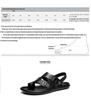 2022 Men's Casual Leather Sandals: Beach & Outdoor Dual-Use