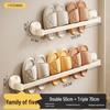 No-Drill Suction Cup Bathroom Slipper Rack
