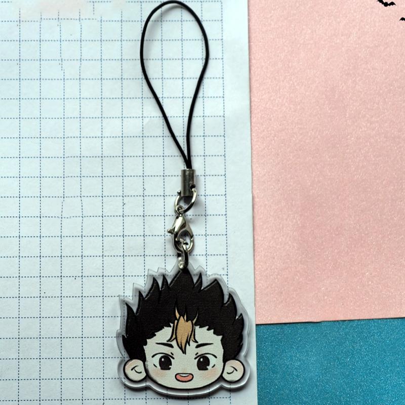 Anime Haikyu Cosplay Vtipná Dlouhá Klíčenka Přívěsek na Tašku Kolekce pro Fanoušky Rekvizity Vánoční Dárek