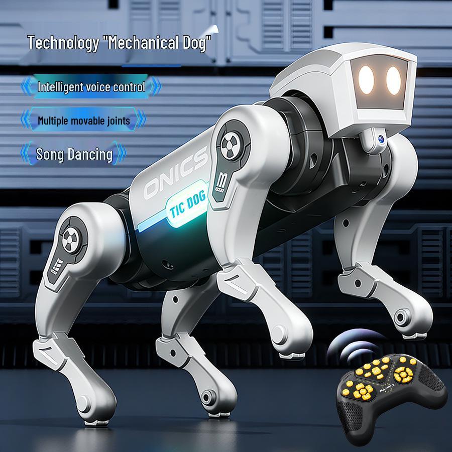 2026 Bionic Smart Robot Dog: Programmable Remote Control Electric Toy with Singing, Dancing, and Stunt Features for Kids