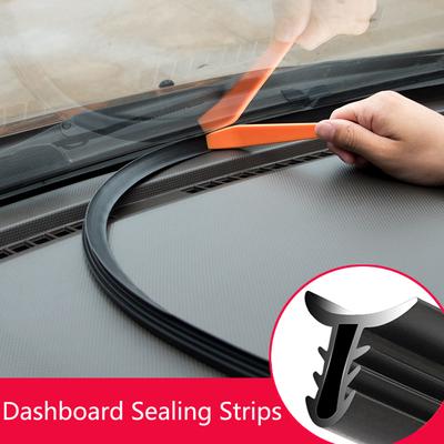 Car Dashboard Sealing Strip Noise Sound Insulation Rubber Strips Universal for Weatherstrip Auto Accessories Car Stickers