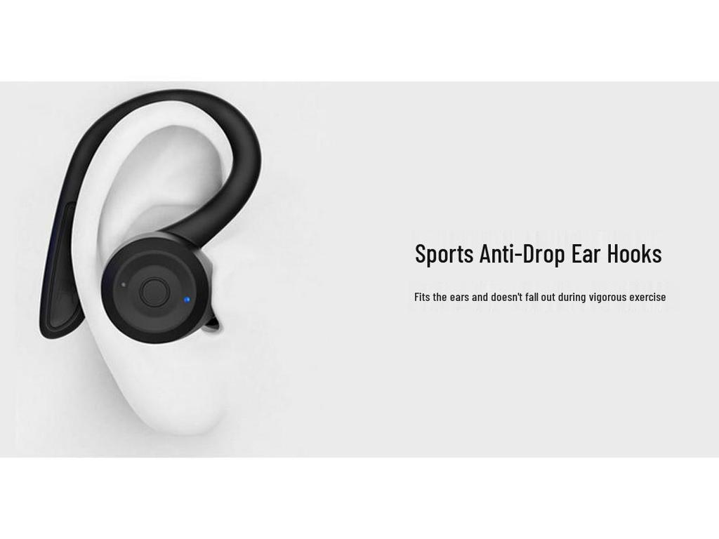 Waterproof Bluetooth Ear-hook Sports Earbuds with Noise Cancelling & Long Battery Life