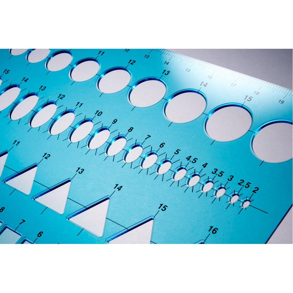 STAEDTLER Template Combination 1 976 03 Ruler, Sheet,