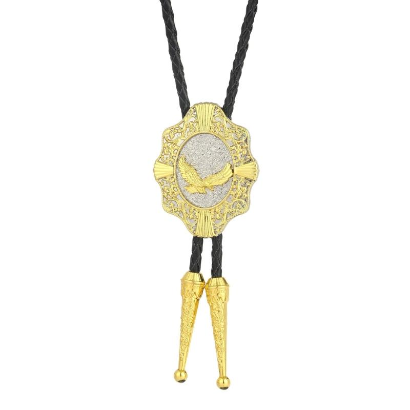 Винтажная Западная Ковбойская Боло-галстук Орел Галстук Панк Ожерелье Аксессуар для Костюма Американский Боло-галстук Западный