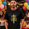 Ive Read The Final Chapter God Wins Christian Faith Cross Tshirt High Quality Cotton Breathable Tops Graphic T Shirts