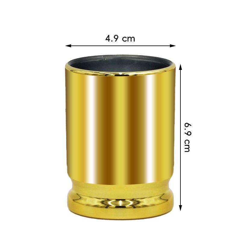 4pcs 90ML Golden Bullet Design Cups - Travel Mugs, Ideal for Hunting & Outdoor Enthusiasts, Unique Gift Holiday Celebrations