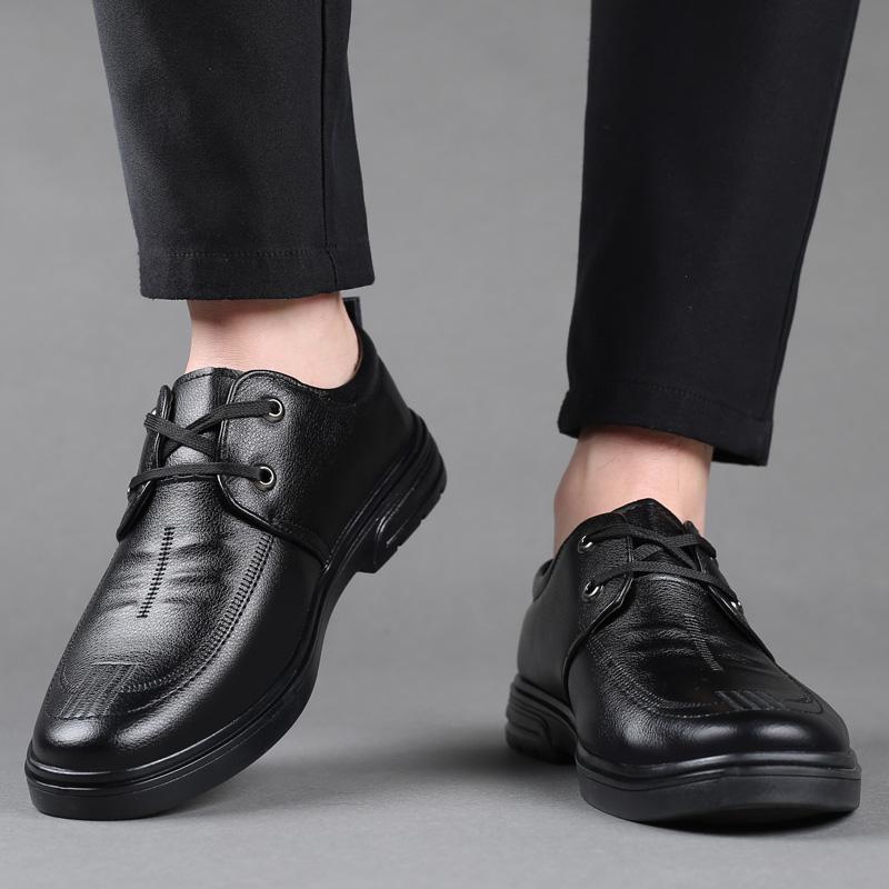 Genuine Leather Formal Men Dress Shoes Luxury Brand Soft Casual Shoes Mens Breathable Moccasins Driving Shoes Zapatos Hombre