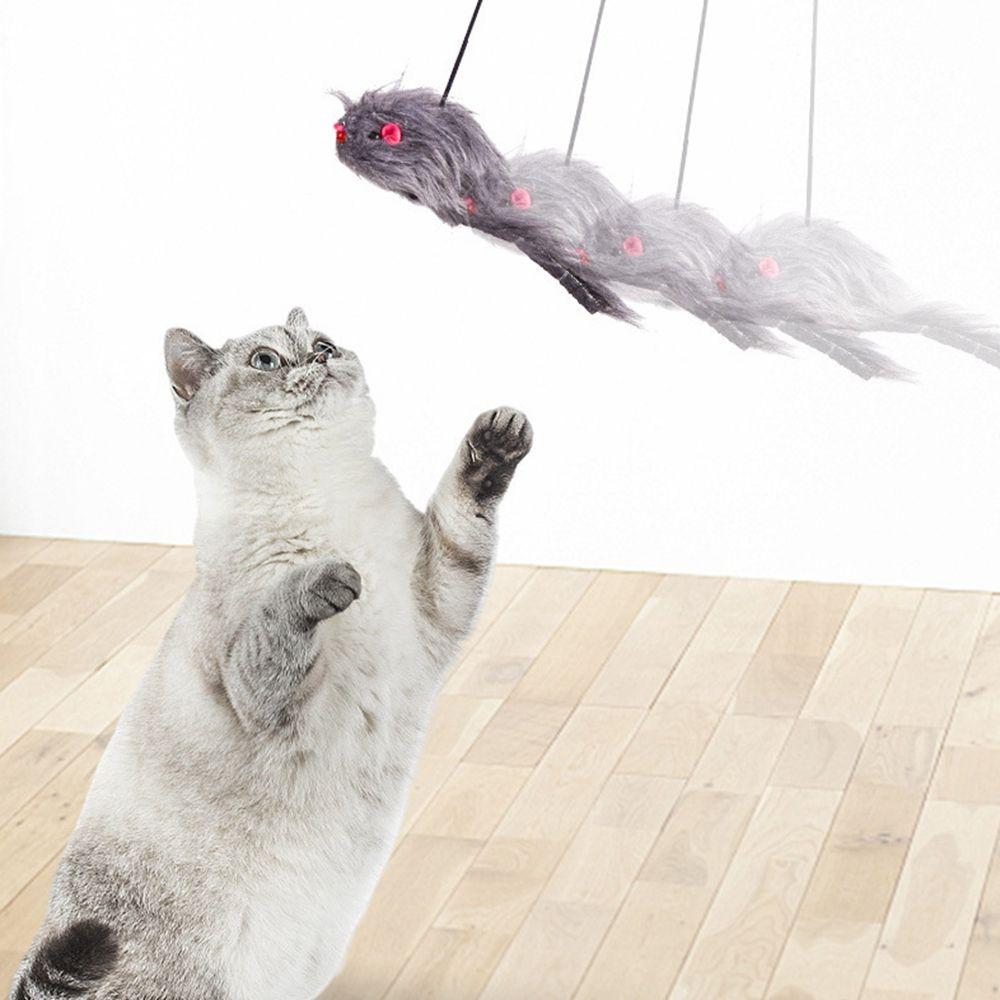 Mouse Hanging Door Type Self-excited Cat Supplies Cat Scratch Rope Cat Stick Interactive Toy