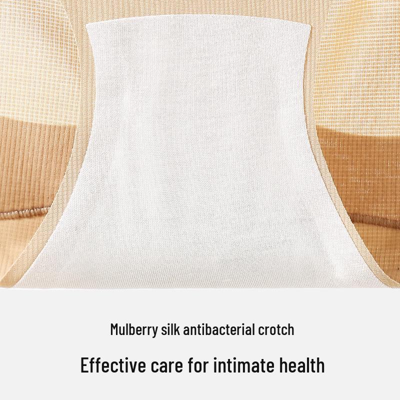 Damskie poporodowe majtki bezszwowe z wysokim stanem i kontrolą brzucha - Oddychające, wygodne szorty chłopięce na lato