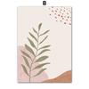Boho Mountain Sun Line Girl Flower Leaves Wall Art Canvas Painting Minimalist Posters And  Prints Pictures For Living Room Decor