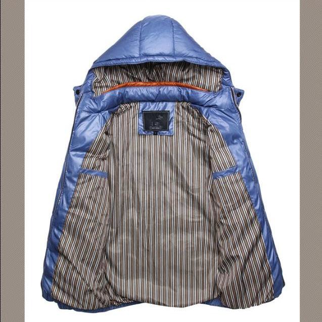 Herren Winterjacke Mode Kapuzen Thermische Daunen Baumwolle Parkas Lässige Hoodies Kleidung Warmer Mantel