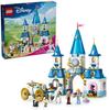LEGO конструктор дом Disney Princess – Замок Золушки и карета с лошадьми (43275)