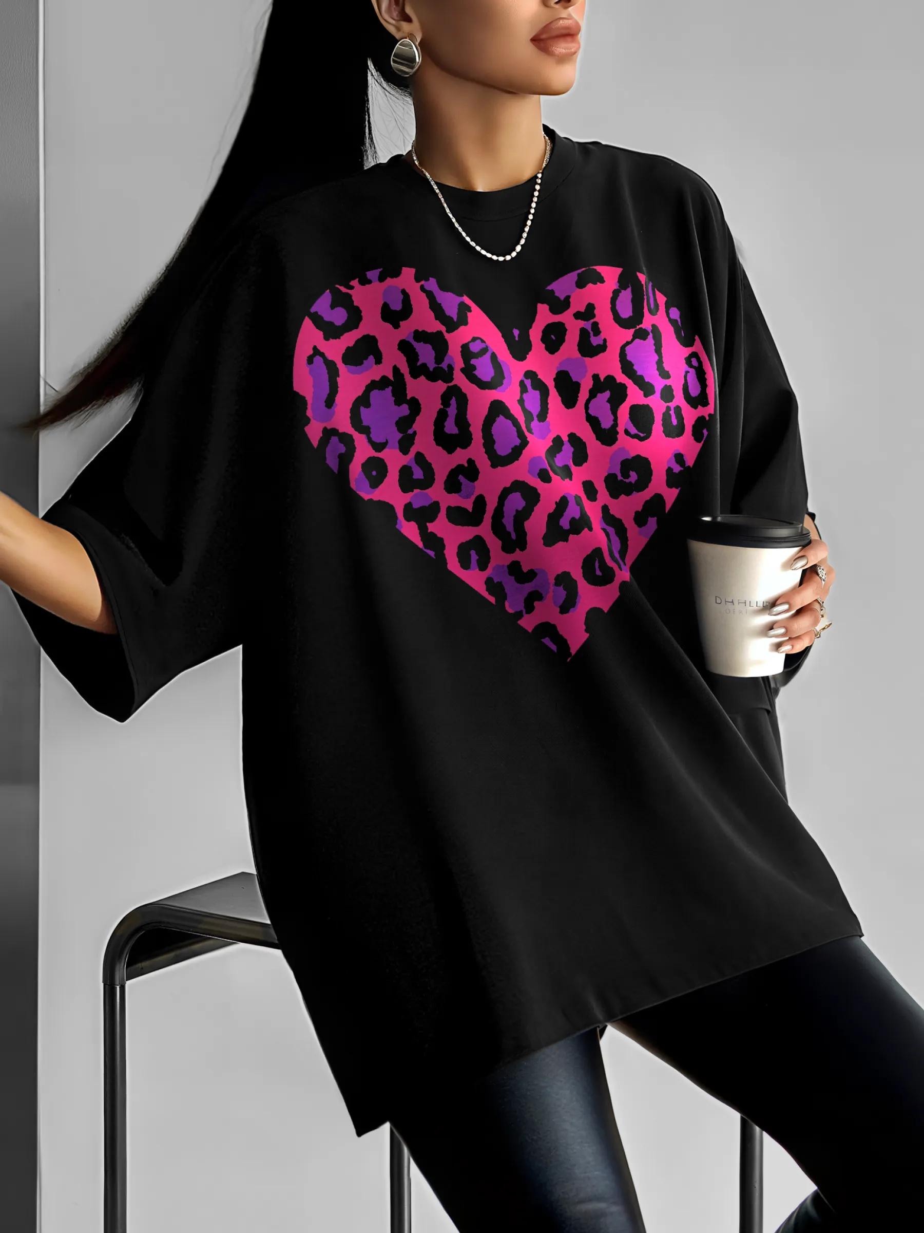 Oversized T-shirt with anime print 2XL