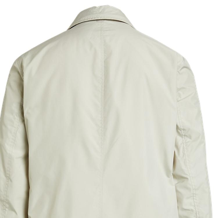 Polo Ralph Lauren Ss24 Solid Color Polo Collar Button Pocket Long Sleeve Cotton Jacket Men Jacket Ceramic-Gray MNPOOTW12820086-020