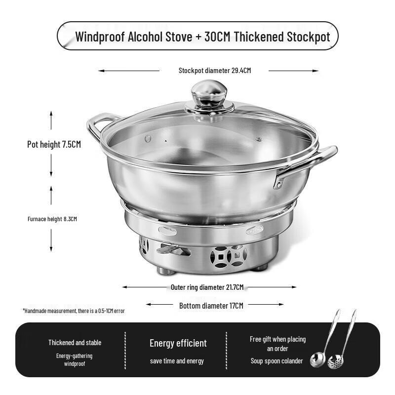 Rongshida Stainless Steel Hot Pot & Dry Pot Cookware