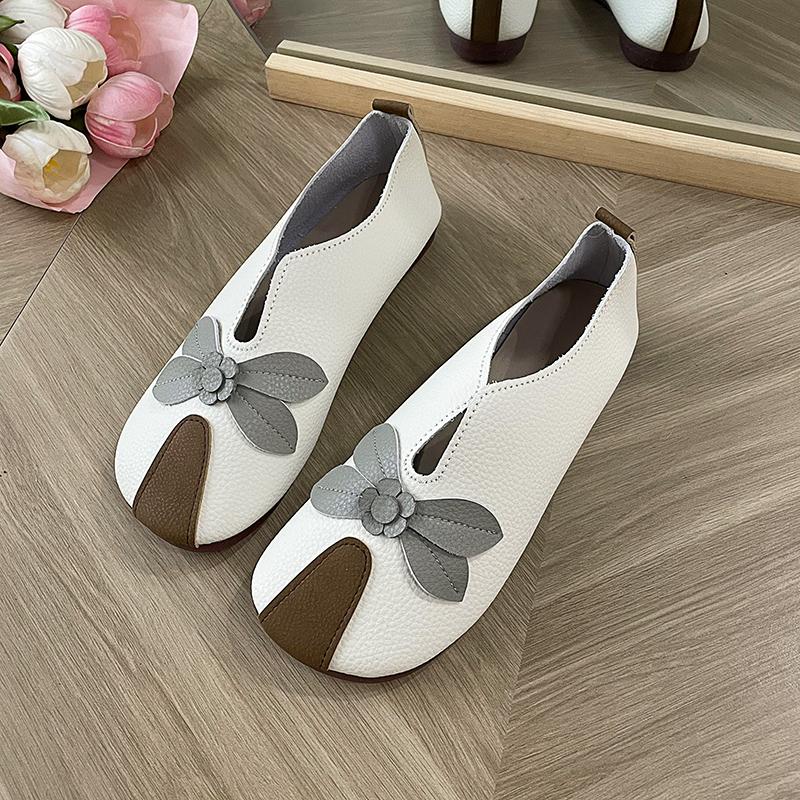 

Women s Single Shoes Thick Sole Round Head Baotou Fisherman Shoes Casual Soft Sole Non-slip Designer Zapatos De Mujer 36