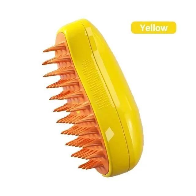 Cat Steam Brush Electric Spray Water Spray Kitten Pet Comb Soft Silicone Depilation Cats Bath Hair Brush Grooming Supplies