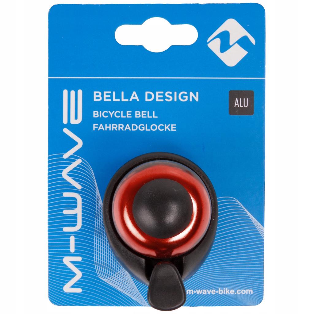 M-Wave Bella Aluminum Red Bicycle Bell