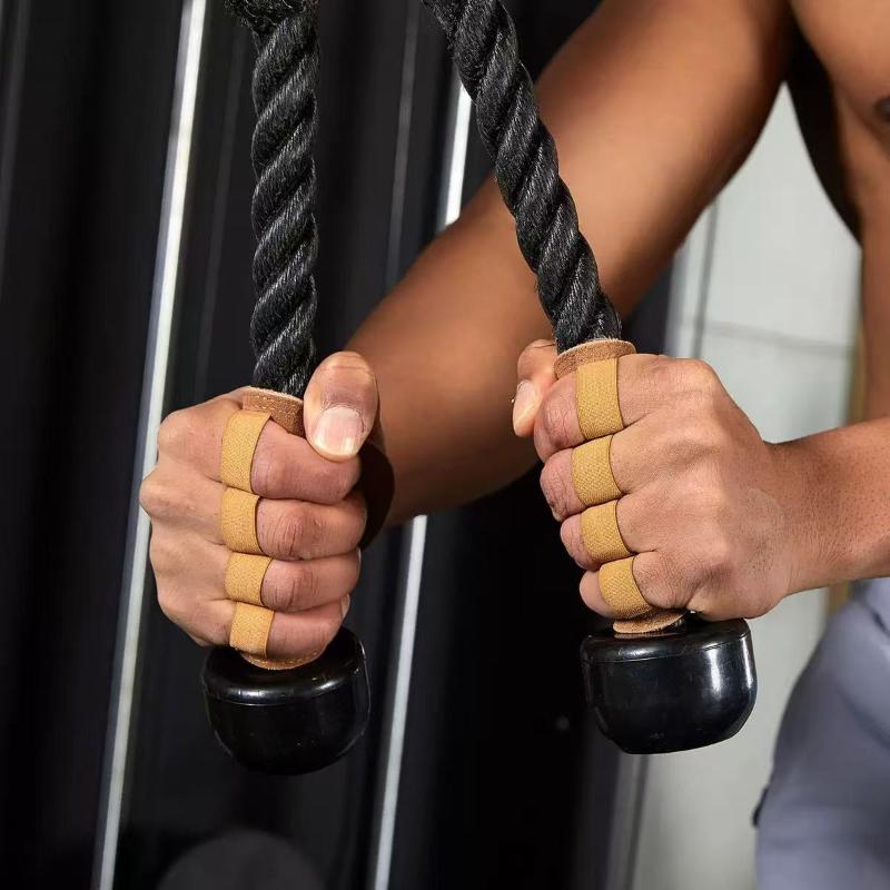 Cowhide Gym Gloves Grips Anti-Skid Weight Power Belt Lifting Pads Deadlift Belt Workout Crossfit Fitness Gloves Palm Protection