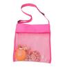 Ultra Light Mesh Beach Bag Adjustable Shoulder Strap Portable Sea Shell Collecting Bag  Kids Beach Bag    Beach Plaything Bag