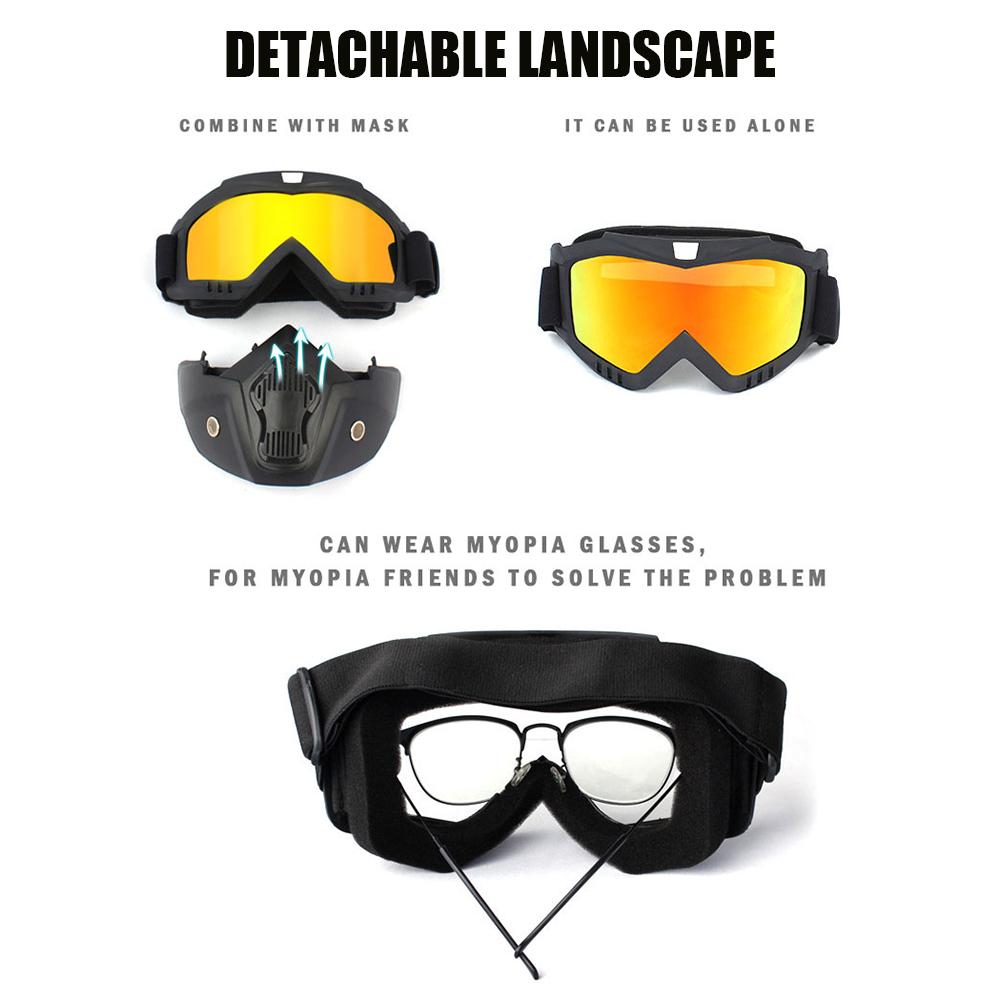 MTB Radfahren Reiten Sonnenbrille Sportausrüstung Ski Snowboard Brille Maske Brille Helm Taktischer Motorradhelm Brille Masken