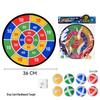 72cm Foldable Sticky Ball with 36cm Target - Cartoon Interactive Toy for Indoor & Outdoor Parent-Child Play