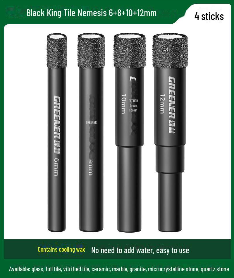 Burghiu pentru plăci ceramice Green Forest pentru sticlă și marmură