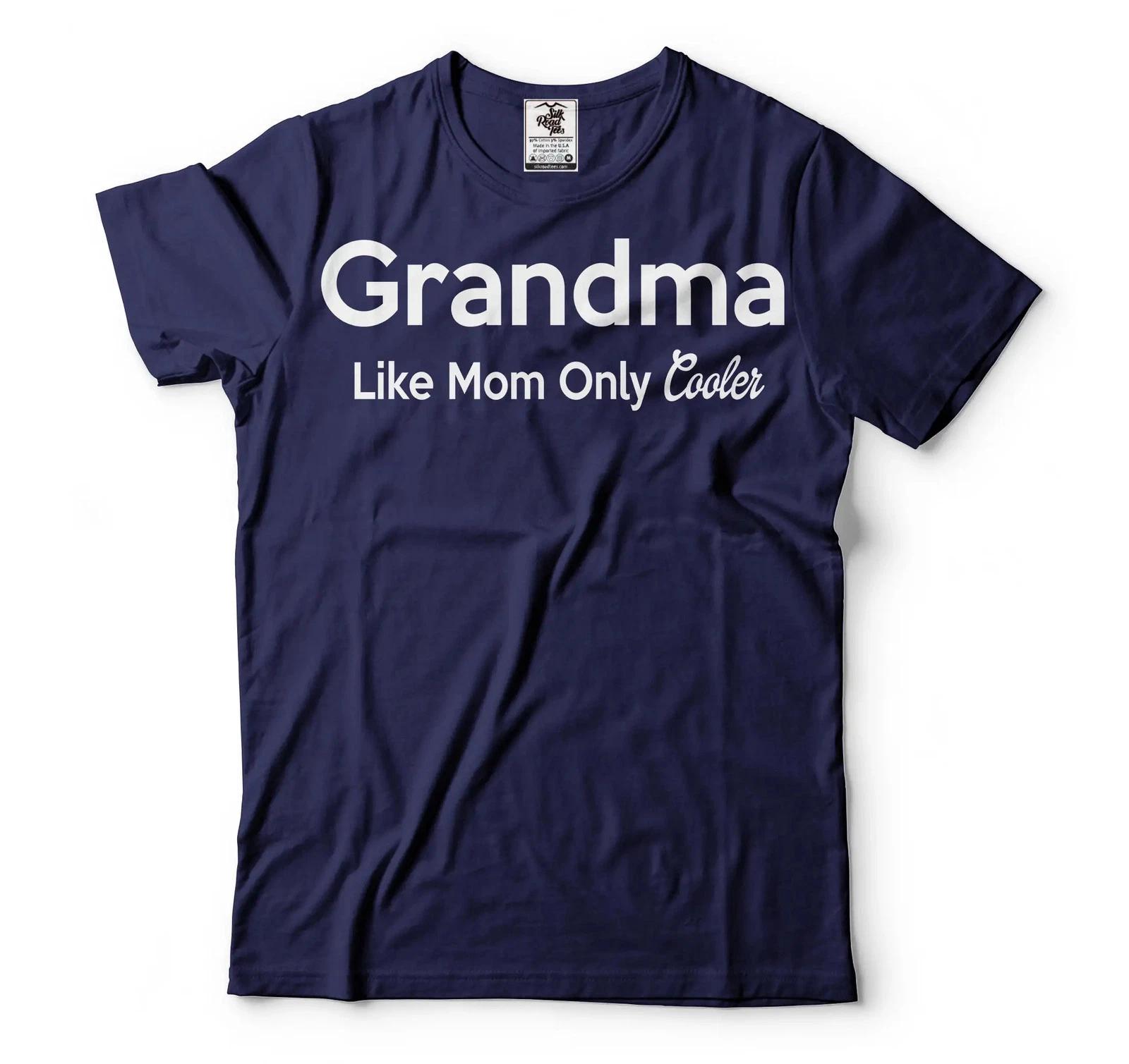 Funny Grandma Shirt Grandma Gifts Grandma Like Mom Only Cooler Shirt Grandma Tee L